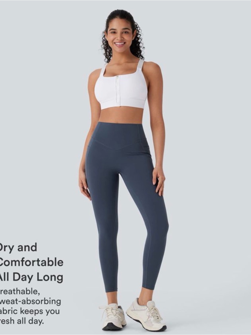 Halara UltraSculpt High Waisted Tummy Control Butt Lifting Ruched Pocket Small